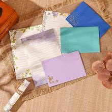 36Pcs Stationery Paper And Envelopes Set, Cute Letter Writing Kit, Lined Paper Sheets, A6 Envelopes And Letter Writing Stationery Love Letters, Invitation (Set 2) - Stars & Plants Series - View 7