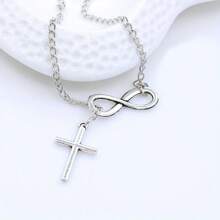 Lucky Octopus Cross Pendant Necklace, Bohemian Style Neck Decoration Jewelry, Perfect For Birthdays, Graduation Ceremonies, Christmas, Daily Gatherings - Beach Vacations - Valentine's Day Gifts