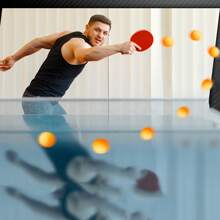 2pcs Professional Table Tennis Rackets Highly Elastic Training Set, Indoor/Outdoor Sports Equipment, Include 2 Table Tennis Rackets, Racket Bag, And 3pcs Ping Pong Balls