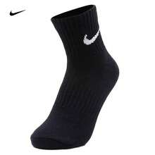 3 双 NIKE U EVERYDAY LTWT ANKLE 吸湿排汗棉混纺休闲训练袜，黑色 - 黑色 - 查看 5