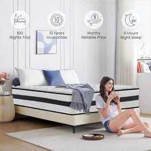 Mattress & Box Spring Sets - Black and White - View 5