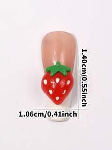 36 Pieces Of Resin Fruit Mixed-Style Nail Art Accessories, Multi-Color Mixed-Style Versatile And Simple DIY Artistic Decorative Nail Hangers, DIY Wearables Nail Material Package