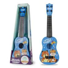 Amusing Kids Mini Guitar Toy, Playable Simulation Cute Ukulele Musical Instrument Toy, Educational Handcraft Guitar Toy, Ideal Birthday/Holiday Gift For Boys And Girls - Multicolor - View 8