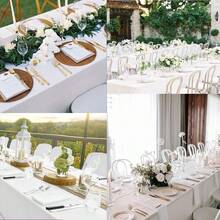 10 Pack White Table Cloth For Rectangle Tables,60x102 Inch-Washable And Reusable Table Cloths For 6-8 Ft Rectangle Table,Polyester Fabric Table Cover For Party,Wedding,Buffet