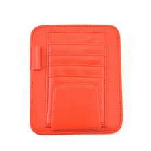 Car Sunshade Storage Bag, Sunglasses Holder Suitable For Car Sunshade PU, Car Interior Accessories Storage, Travel Document Holder Suitable For Car Glasses Clip Bag, Card Bag, ID Clip, Ticket, Business Card, Interior Storage Bag