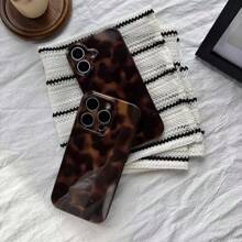 Fashionable Leopard Print & Tie Dye Gradient Phone Case, Suitable For  17 Pro Max/17 Air/ 16 Pro MAX/15 Pro Max/14 Pro/13 Pro/12/11, Personalized Phone Case For Men And Women, Middle Eastern Style