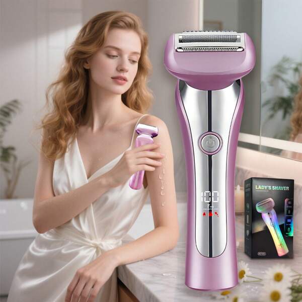 Electric Shaver For Women - Electric Razors Hair Removal Rechargeable For Women Legs Arms Bikini Underarm Wet And Dry Close Shaving - Smooth Lady Body Hair Shaver Trimmer Portable For Travel Mom Mother's Day Gift Set