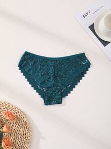 7件装性感蕾丝拼接内裤低腰无缝三角裤镂空舒适内衣女套装内衣