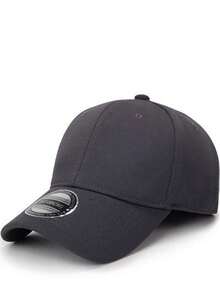 1pc Men's Stretch Fit Baseball Cap - Lightweight Structured Hard Buckram, Fully Closed Sunshade Design For Outdoor Sports & Casual Wear, All-Season Hat (Hand Wash Only), Woollike Fabric Stylish Headwear, Breathable Material, Adjustable Headwear, Fashionconscious Men - Multicolor - View 6