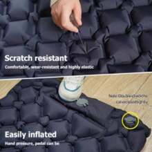 Inflatable Mat Camping Sleeping Self Inflating Mattress Bed Air Pillow Hiking UK - UK-H298901 - View 8