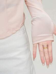 新款时尚百搭夏季女士防晒夹克 - 0A92淺粉紅色 - 查看 9