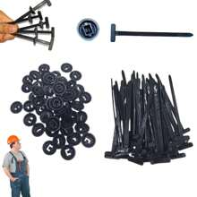 20 Stücke/10 Stücke Nylon universelle Kabelbinder-Schnalle, hochfeste selbstsichernde Kabelbinder-Halterung, mit Stift- und Knopf-Design, UV-beständig, schwarze Kunststoff-Kabelmanagement-Bänder