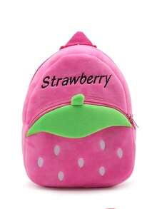 Mochila de peluche de dibujos animados portátil, bolso de hombro para el campus, mochila pequeña - Multicolor - Ver 3