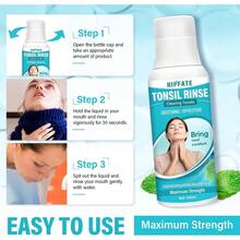 Tonsil Stone Remover Mouthwash, Deep Cleansing Oral Rinse For Tonsil Stones & Bad Breath, Soothe Tonsils And Dry Mouth Relieve, Fresh Mint Flavor, Alcohol-Free - 1 - View 6