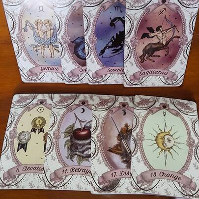 65pcs English Rose Bereen Oracle Cards, Men's English Cards, New Year, Christmas, Valentine's Day Gifts, Leisure Entertaining Party Playing Cards Game