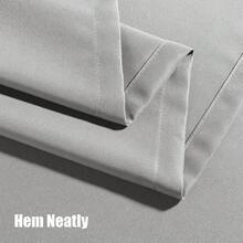 2025Hot-BONZER Waterproof Outdoor Curtains Patio, Premium Thick Privacy Weatherproof Grommet Outside Curtains Porch, Pergola, Cabana, 1 Panel, 54W X 84L Inch, - 銀色 - 查看 6