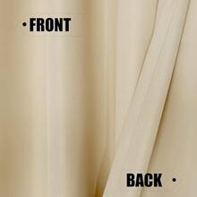 2025Hot-BONZER Waterproof Outdoor Curtains Patio, Premium Thick Privacy Weatherproof Grommet Outside Curtains Porch, Pergola, Cabana, 1 Panel, 54W X 84L Inch, - Cream - 查看 4