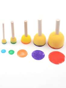 4 piezas/5 piezas Esponja de limpieza con forma de hongo de uso múltiple, de vuelta al colegio