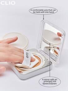 Clio K-Beauty KILL COVER FOUNWEAR 气垫粉底液原装，15g*2 [含替换装]，SPF50+ PA++++，适合干性和油性混合性皮肤，全面遮瑕，持久耐用，半哑光自然妆效，贴合肌肤，无粉感，持久、轻盈、可叠加遮瑕，韩妆 - #19N PORCELAIN - 查看 7