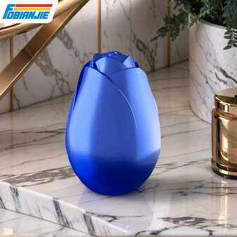 FoBianJie 爵鱼玫瑰马桶清洁剂 用这款芳香全自动马桶清洁凝胶消除尿液和污垢气味 - 家用马桶清洁剂瓶