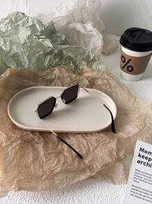1 par de gafas ultraligeras para niños, cómodas de usar para niños y niñas, adecuadas para fotografía, uso casual, fiestas, ciclismo, viajes, deportes, con montura cuadrada personalizada, diseño de cejas, con estilo a la moda