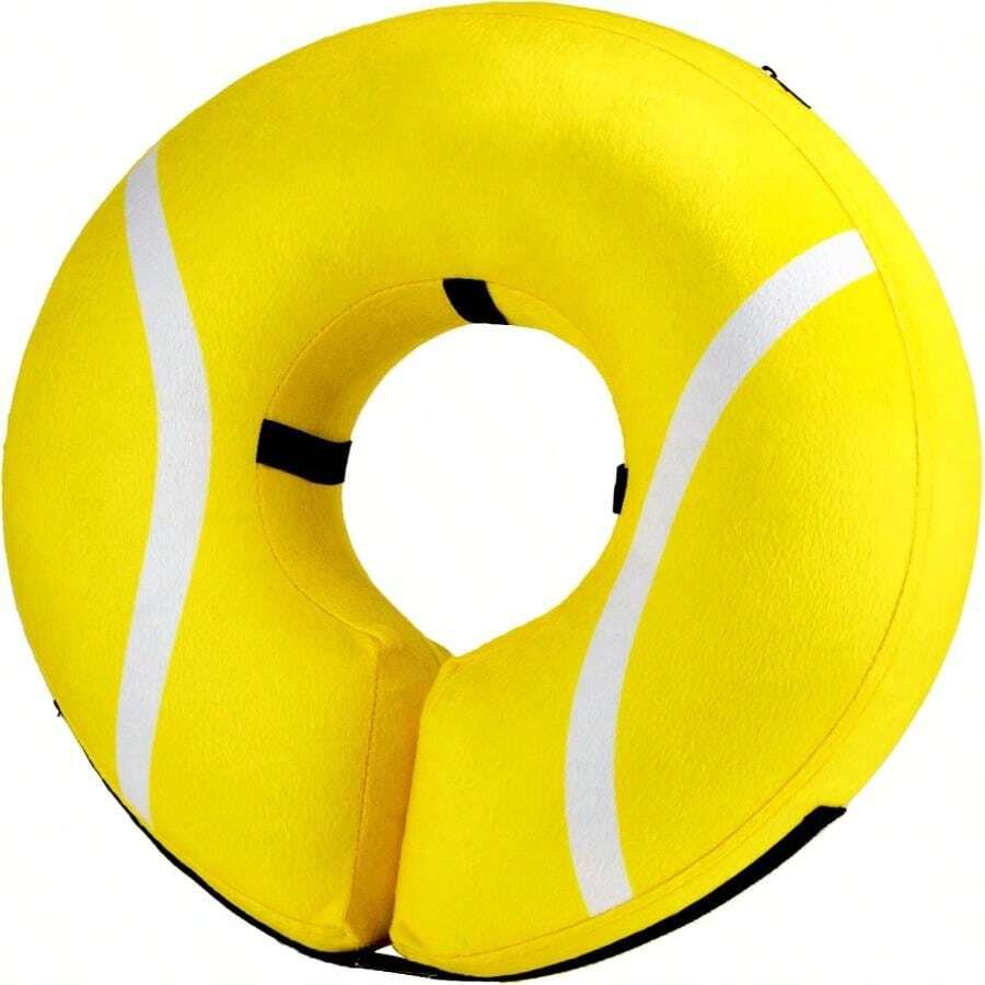 BENCMATE Protective Inflatable Collar For Dogs And Cats - Soft Pet Recovery Collar Does Not Block Vision (Small, Watermelom) - Quần vợt - Xem 1