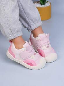 Toddler Boys' Spring New Soft Bottom Lightweight Baby Shoes, Girls Autumn Baby Shoes - Pink - View 3