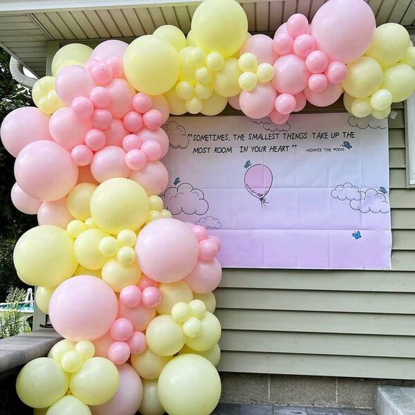 Kit de couronne d'arche de ballons macaron, décoration de révélation de sexe, décoration d'anniversaire, de mariage, de fête d'anniversaire, de fête des mères, de baptême, de fête de cadeau de mariage, de remise des diplômes, de pendaison de crémaillère