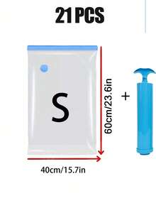 1/3/5/10pcs Vacuum Storage Bags - High Capacity Multi-Functional Vacuum Compressed Bags, Save Up To 80% Space, Portable Plastic Travel Bags, Wardrobe Organizer, Waterproof Dust-Proof Odor-Proof Vacuum Clear Storage Bags, Suitable For Blankets, Bedding, Clothes, Duvets, Essential Home Goods & Seasonal Clothing Storage - Multicolor - View 43