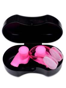 Precision Silicone Nose Clip For Swimming And Diving - Anti-Choking, Firm Fit, Black - 1 Box, Sports Training, No Falling Off, Nose Congestion, Beach Essentials, Beach Accessories, Pool Float