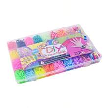 Colorful Rubber Bands, Weaving Loom Kit, 32-Color Rubber Twist Band Kit For Diy Bracelet And Beads Making, Perfect Gift For Beginners