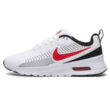 Nike Zapatillas casuales para hombre Air Max Nuaxis, ligeras y cómodas, FD4329-104 - Blanco/Rojo universitario/Negro/Blanco - Ver 1