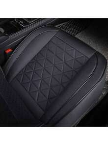 1PC PU Leather Front Car Seat Cover, Car Seat Bottom Cushion, Anti-Slip And Full Wrap Driver Car Seat Protector, Luxury Waterproof Bottom Auto Seat Cushion, Car Chair Pad Mat For Most Vehicles - one-size - View 13