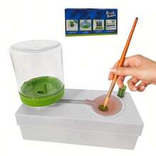 Brush Washer Clean Cycle Brush Washer Pen Washer - Green - View 10