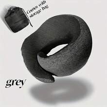 Memory Foam U-Shape Travel Pillow Neck Support Cushion For Airplane,Office,Nap