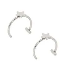 2入組潮流10mm不銹鋼朋克假鉤穿鼻唇環不分男女鼻環女性男性獠牙身體珠寶 - lip ring - 查看 20