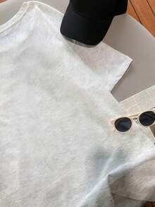 Women T-Shirts - 斑點灰色 - 查看 3