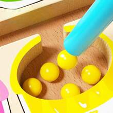 Magnetic Maze Rolling Ball Toy, Focus Training Toy For 3-6 Years Old Kids, Attention Exercises, Children Intelligence Developing Game