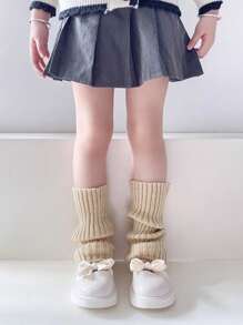 1 pereche jambiere pentru copii, jambiere lejere de culoare solidă pentru primăvară și toamnă, ciorapi de prințesă cu tub drept fără toc, jambiere Lolita pentru toamnă și iarnă