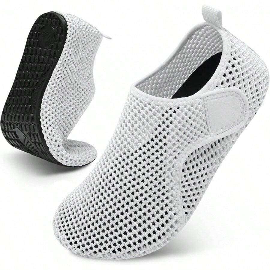 Scurtain Barefoot Shoes Women Men Beach Swim Aqua Socks Summer Quick-Dry Sandals Slippers - 白色 - 查看 1