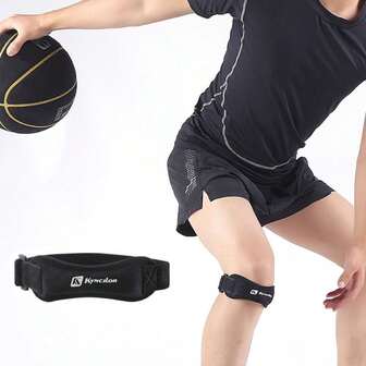 1 Piece Knee Patellar Tendon Knee Support Strape Brace Adjustable Shock Absorption Compression Knee Pad Sleeve For Basketball