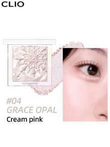 K-Beauty Prism Highlighter，高光面部照明器，珍珠闪光柔滑烘焙粉，闪光持久，粉状荧光笔，日常彩妆，韩国彩妆 - 04 GRACE OPAL - 查看 5
