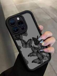 Brighten Up Your IPhone With A Butterfly Pattern Simple Thickened Anti-Fall Phone Case Compatible With IPhone 16/11/12/13/14/15/15pro/15 Plus/15 Promax/7plus/8plus/X/Xs Max/Xr/11pro/12pro/13pro/14pro/12mini/13mini/11promax/12promax/13promax/14promax/14plus/6/6s/6plus/7/8/16Pro/16plus/16promax/Se&Compatible With Samsung Galaxy/A54/A14/A12/A13/A15/A32/A33/A24/A52S/S20/S21/S22/S23/S24/S23Plus/S24ultra/S25/A15/A33/A23 Waterproof Shockproof Scratch Resistant