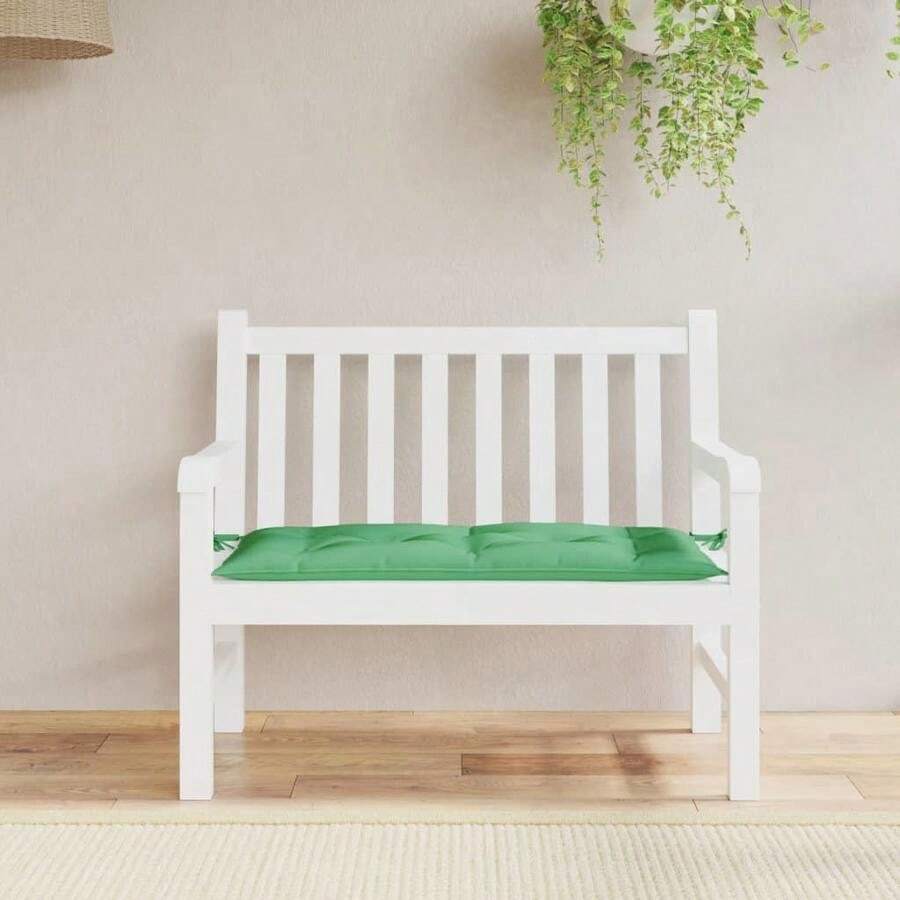 Patio Bench Cushion Green 43.3x19.7x2.8" Oxford Fabric-2154 - Multicolor - View 1