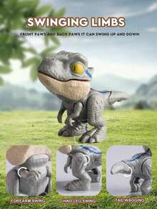 1 件恐龙玩具，带咬合力和仿真手指动物模型，新奇四肢灵活咬手玩具，儿童益智玩具，可作为圣诞节、万圣节、感恩节礼物