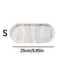 1pc Silicone Storage Tray, Oval Vanity Tray, Sink Sponge Soap Dispenser Holder, Perfume & Cosmetics Storage Box, Makeup Ring Holder Tray, Home Goods, Bathroom Accessories, Home Decor, Home Furnishings