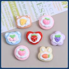 6pcs Cartoon Animal & Strawberry Decorative 3D Magnetic Stickers, Creative Fridge Magnets, Cute Decor Pieces For Office, Kitchen, Whiteboards, Storage Cabinet, Dishwasher, Home Decoration, Valentine's Day Gift
