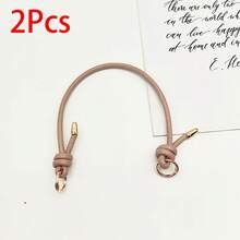 2Pcs New Detachable PU Bag Straps High Quality Handbag Handles With Solid Colors Adjustable Bag Accessories Bag Straps With Buckles Goth - Multicolor - View 10