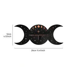 1 pieza de Estantería de pared montada creativa y minimalista (los clavos no están incluidos), disponible en múltiples estilos: libélula, hoja de plátano, mariposa, loto - Accesorio colgante de decoración de pared, estantería de almacenamiento pequeña de madera de bricolaje