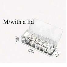 1 buc Cutie de depozitare pentru sertar PS, Tavă organizatoare pentru sertar de birou cu grilă multiplă, transparentă, casual, pentru decorațiuni interioare, Decor de toamnă, Decor de festival, Decor de cameră, Decor de casă, Decor de toamnă, Decor de dormitor, Necesitate de vară pentru femei, Organizator de depozitare, Cadou de călătorie pentru femei, Organizator de depozitare, Esențiale de călătorie, Cadou - clar - Vizualizare 7